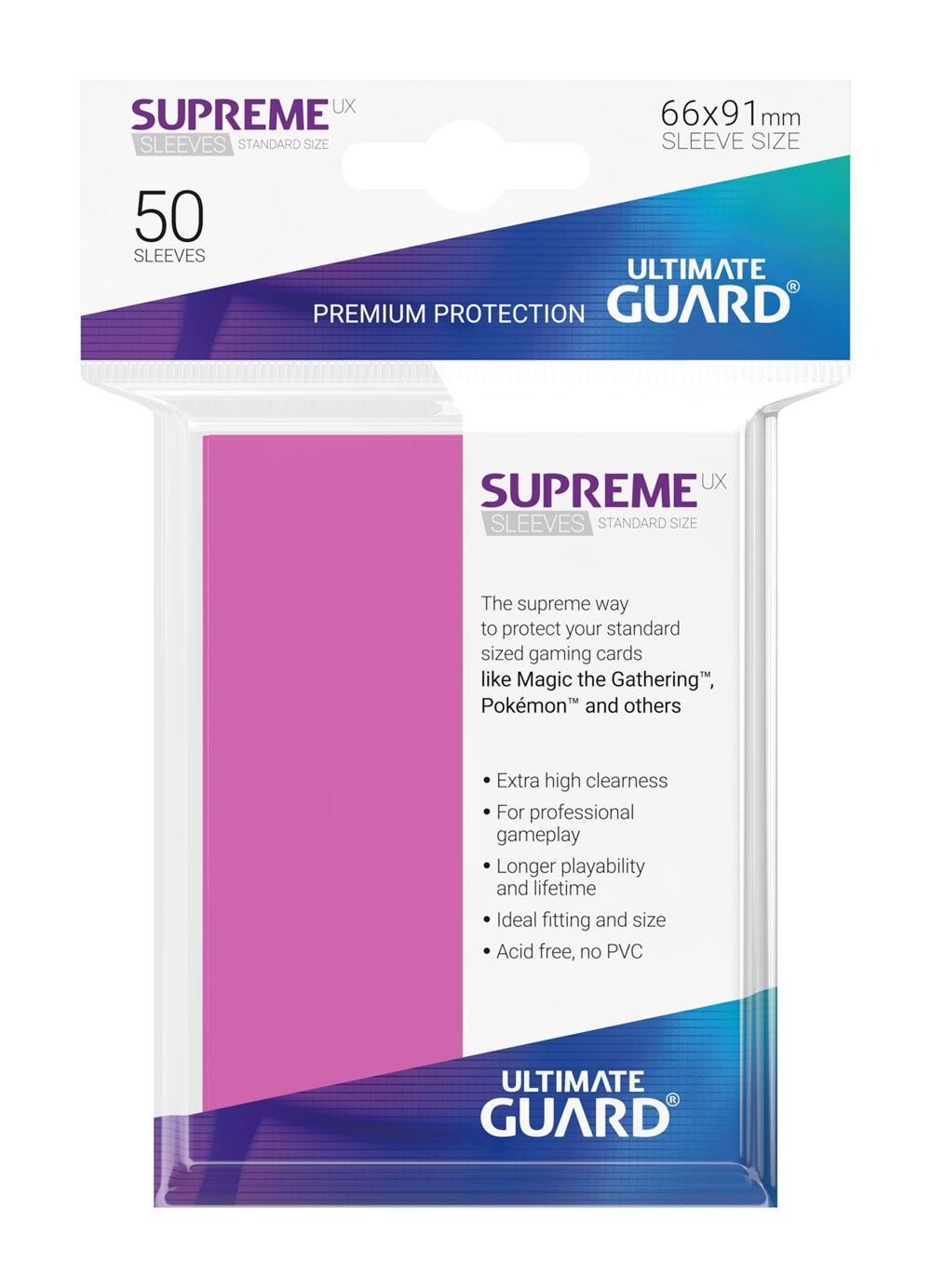 Ultimate Guard Supreme Ux Standard Size Pink (50) - Good Games