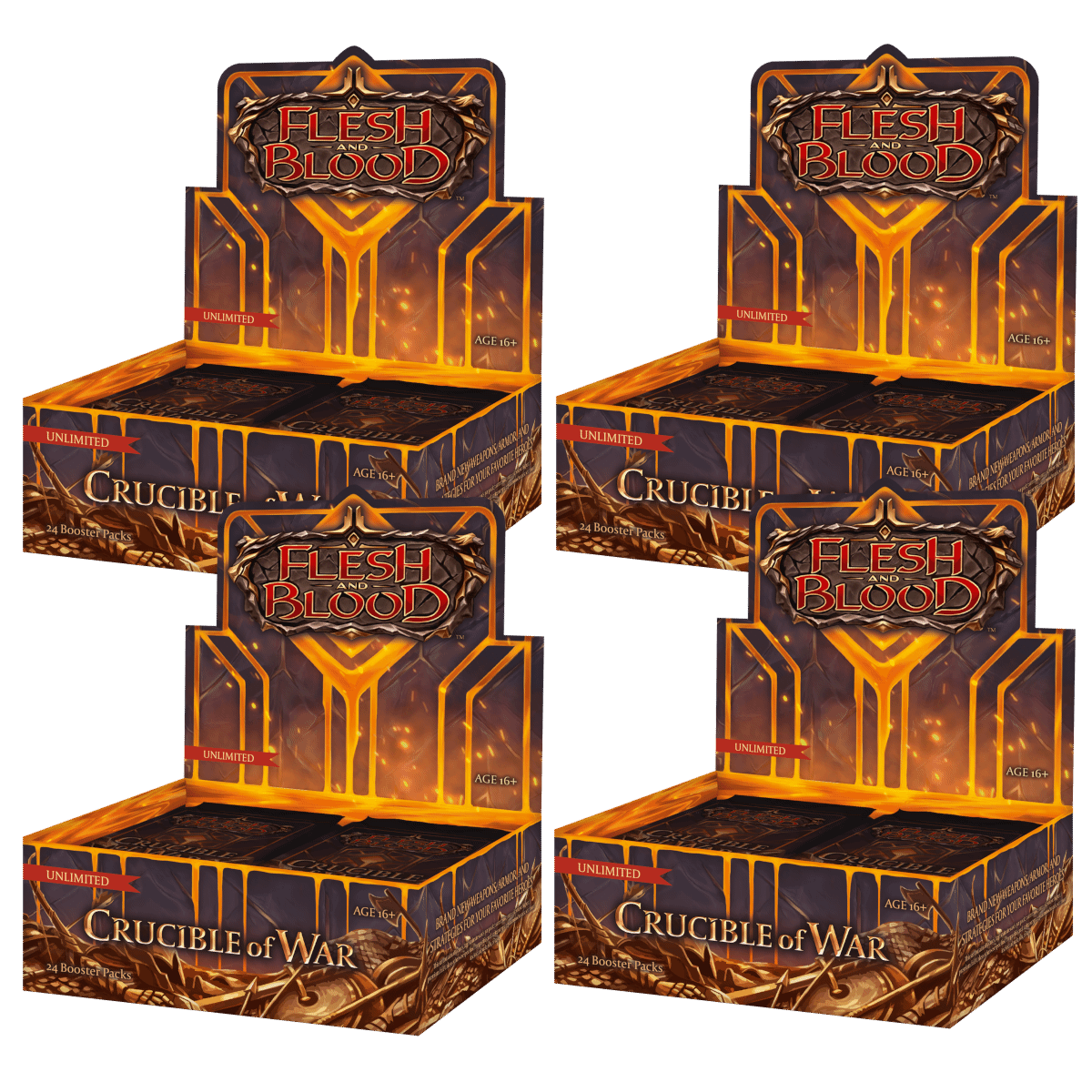Flesh and Blood TCG - Crucible of War Unlimited Booster Case