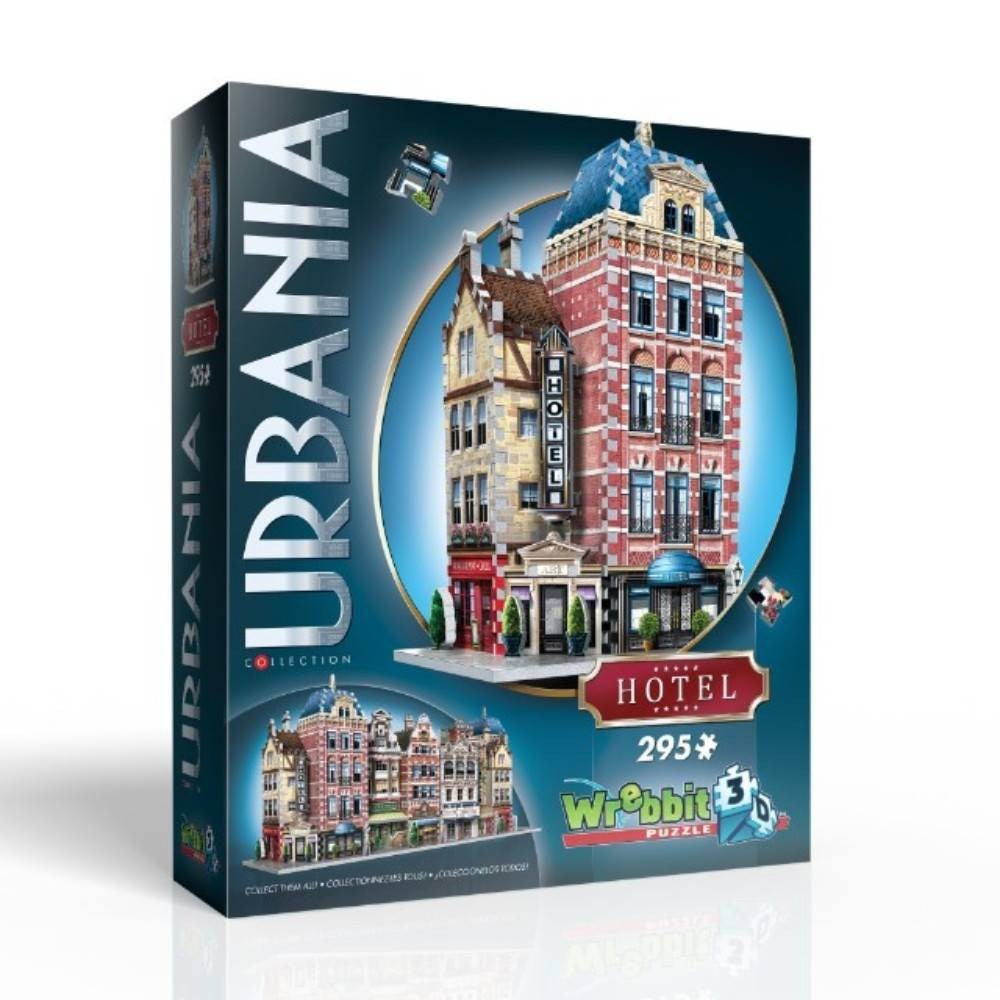Wrebbit Urbania - Hotel 295 Piece 3D Jigsaw