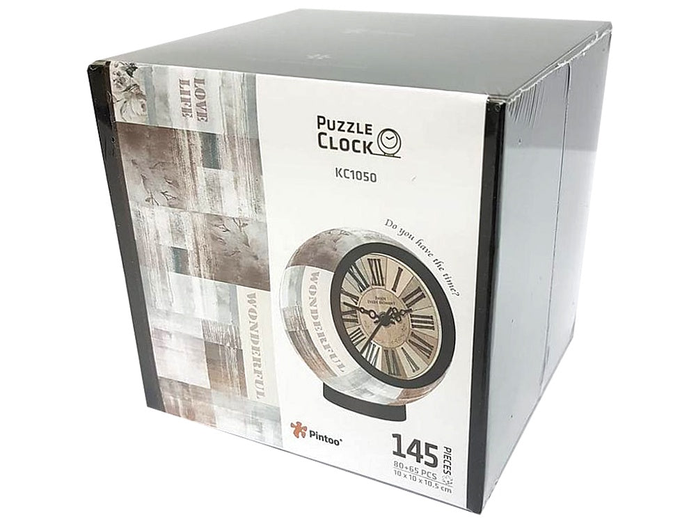 Puzzle Clock - Country Style Classic Brown