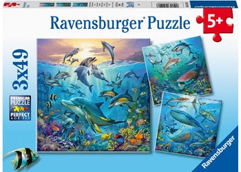 Ravensburger - Ocean Life 3x49 Piece Jigsaw