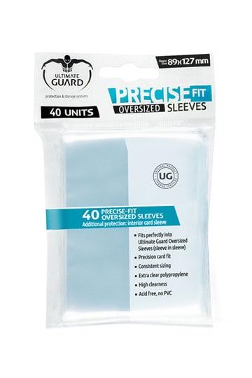 Sleeves Ultimate Guard Precise-Fit Sleeves Oversized Transparent (40) - Good Games