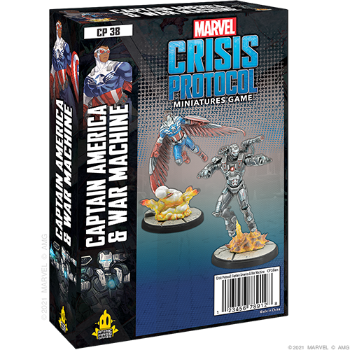 Marvel Crisis Protocol Miniatures Game Captain America &amp; War Machine