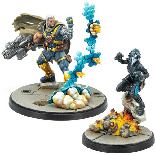Marvel Crisis Protocol Miniatures Game Cable and Domino