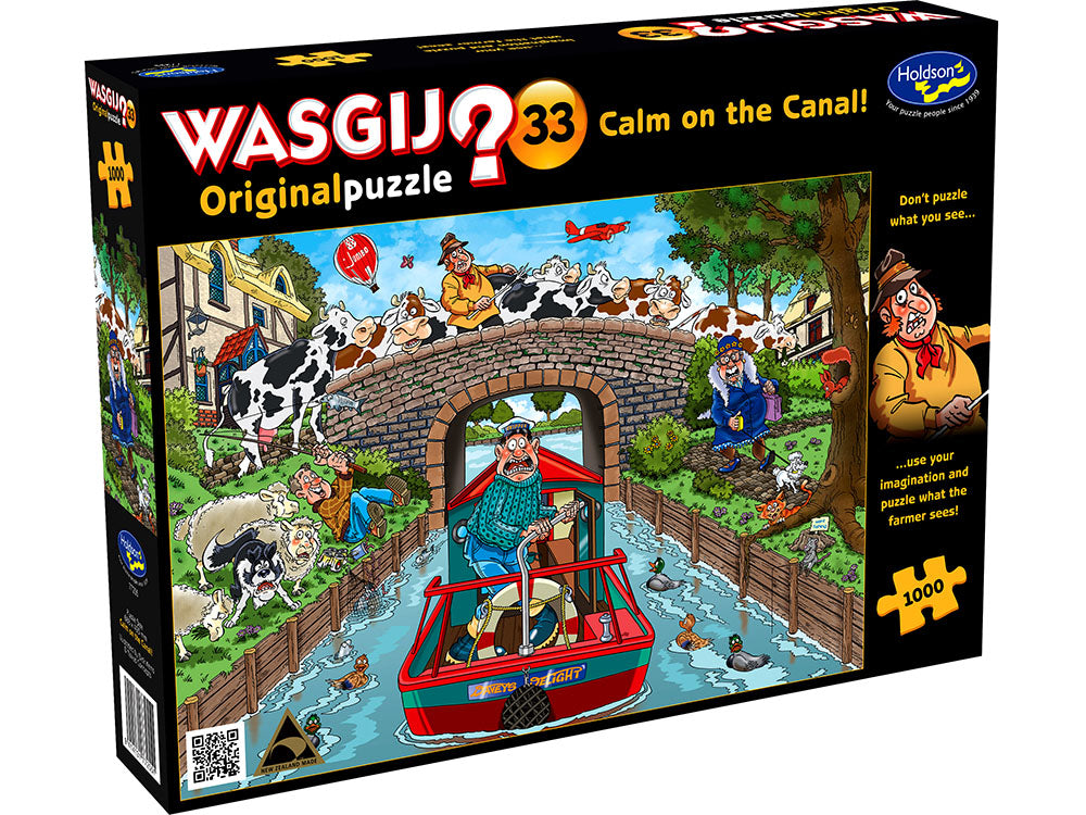 Wasgij? Original 33 - Calm on the Canal - 1000 Piece Jigsaw