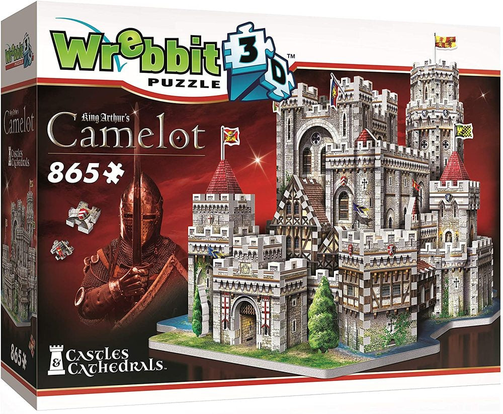 3D King Arthurs Camelot 865 Piece Jigsaw