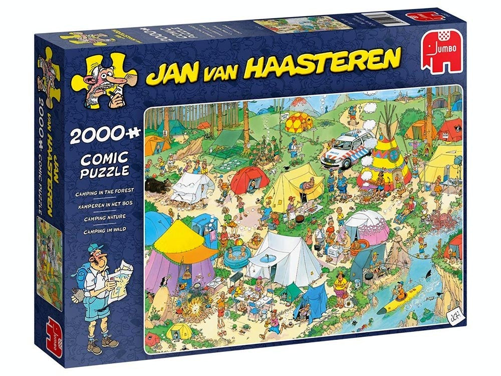 Camping In The Forest - Jan Van Haasteren 2000Pc Jigsaw - Jumbo