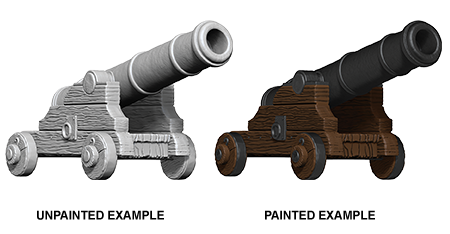 Pathfinder - WizKids Deep Cuts Unpainted Miniatures Cannons