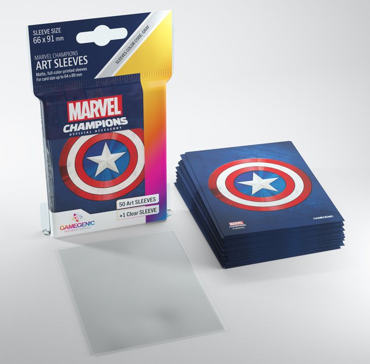 Gamegenic - Captain America: Marvel Champions Art Sleeves