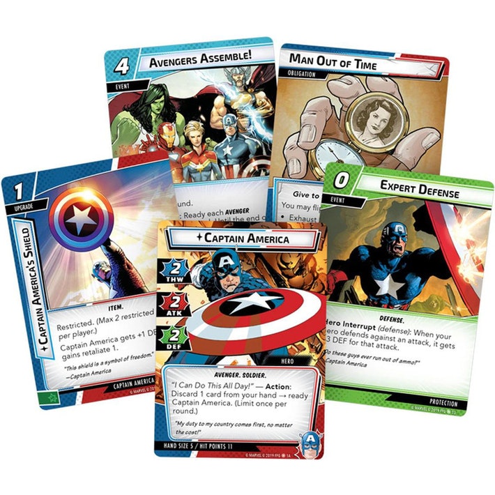 Marvel Champions The Card Game - Captain America Hero Pack