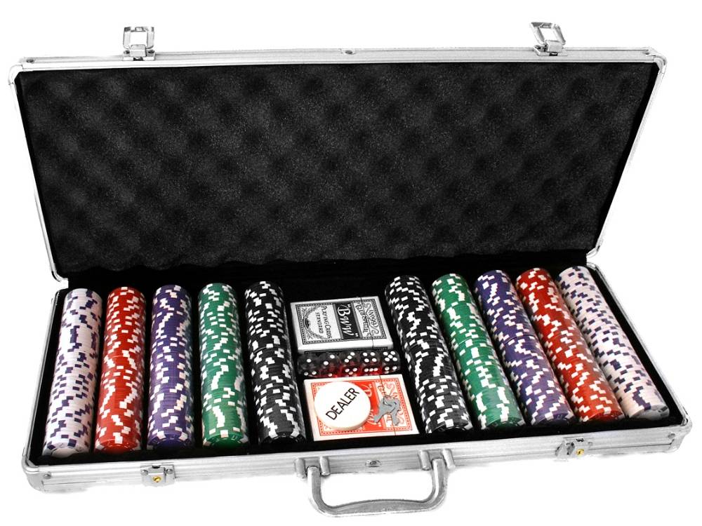 Poker Set 500 Pieces In Aluminium Case