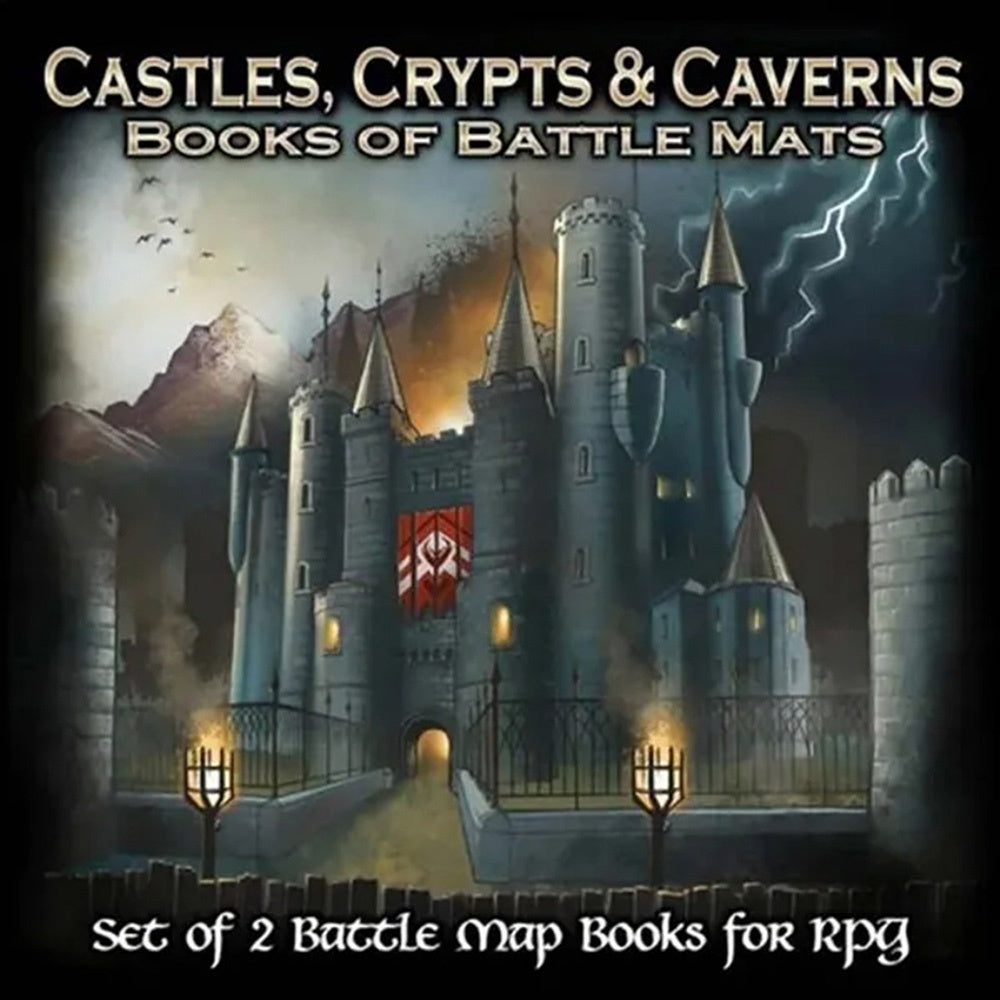 Books of Battle Mats Castles Crypts &amp; Caverns