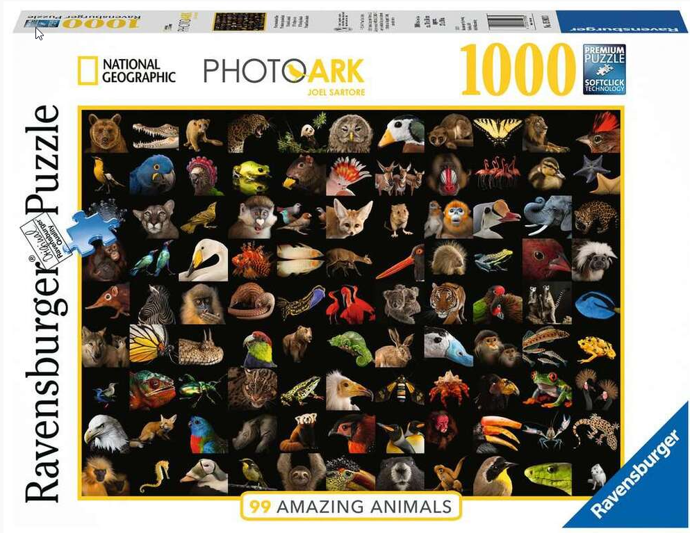 Ravensburger - 99 Stunning Animals 1000 Piece Jigsaw