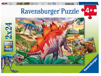 Ravensburger - Jurassic Wildlife 2x24 Piece Jigsaw