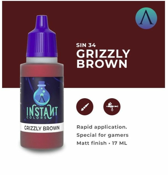 Scale 75 – Instant Colors Grizzly Brown 17ml (SIN-34)
