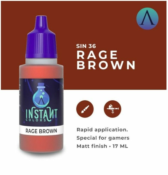 Scale 75 – Instant Colors Rage Brown 17ml (SIN-36)
