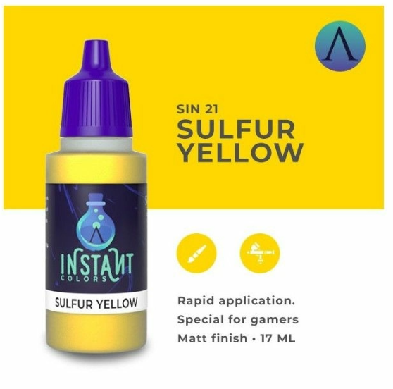 Scale 75 – Instant Colors Sulfur Yellow 17ml (SIN-21)