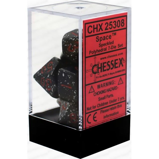 Chessex - Speckled Polyhedral 7-Die Set - Space (CHX25308)