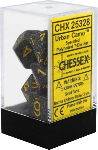 Chessex - Speckled Polyhedral 7-Die Set - Urban Camo (CHX25328)