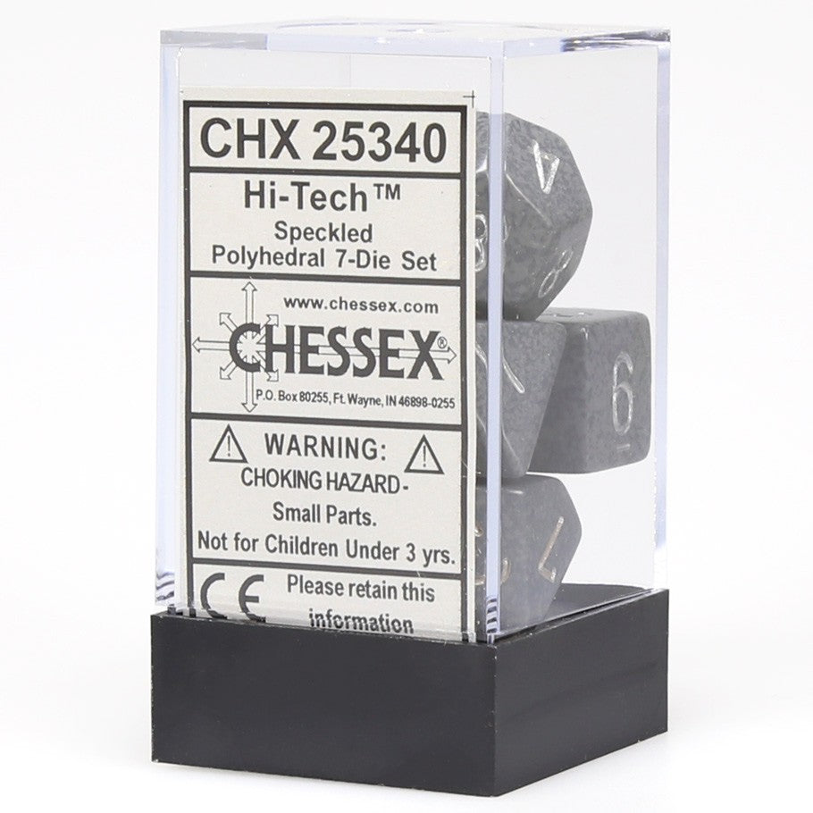 Chessex - Speckled Polyhedral 7-Die Set - Hi-Tech (CHX25340)