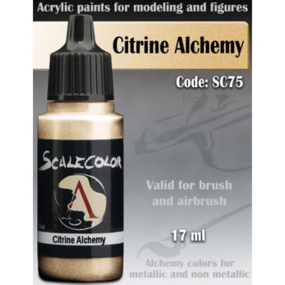 Scale 75 - Scalecolor Citrine Alchemy (17 ml) SC-75 Acrylic Paint