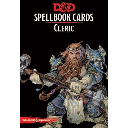 Dungeons &amp; Dragons Spellbook Cards Cleric Deck (149 Cards) Revised 2017 Edition V2
