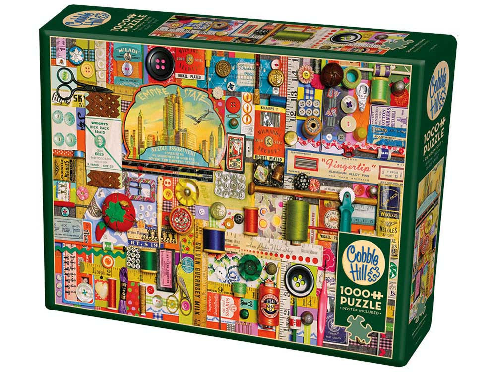 Cobble Hill - Sewing Notions 1000 Piece Jigsaw