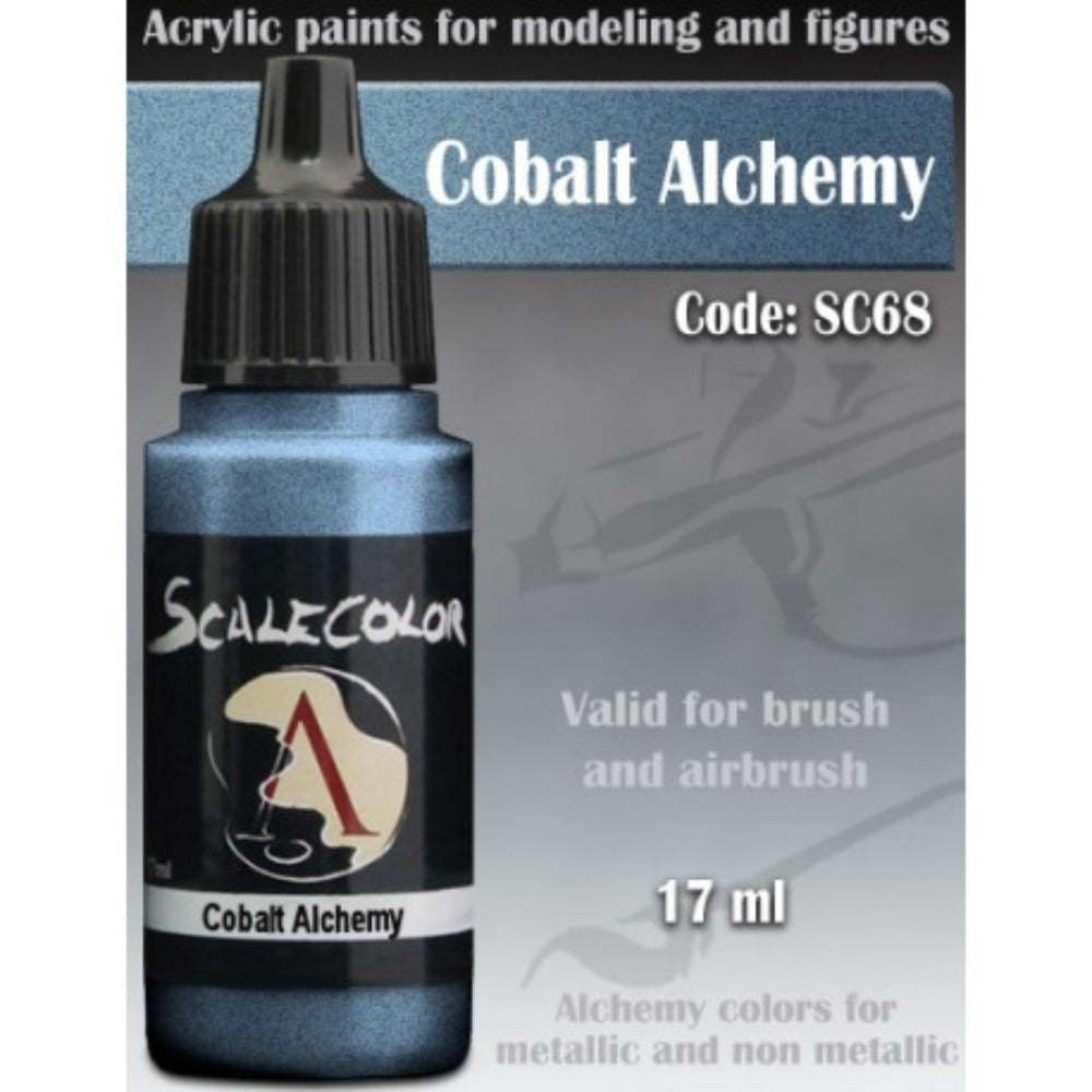 Scale 75 - Scalecolor Cobalt Metal (17 ml) SC-68 Acrylic Paint