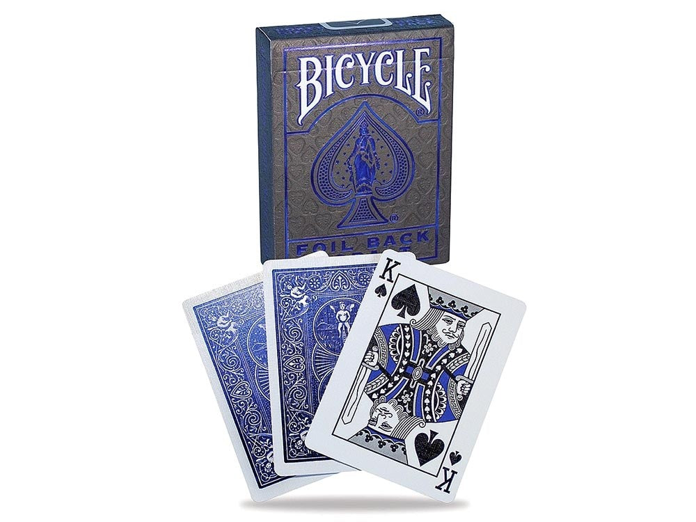 Bicycle Poker Cobalt Metalluxe