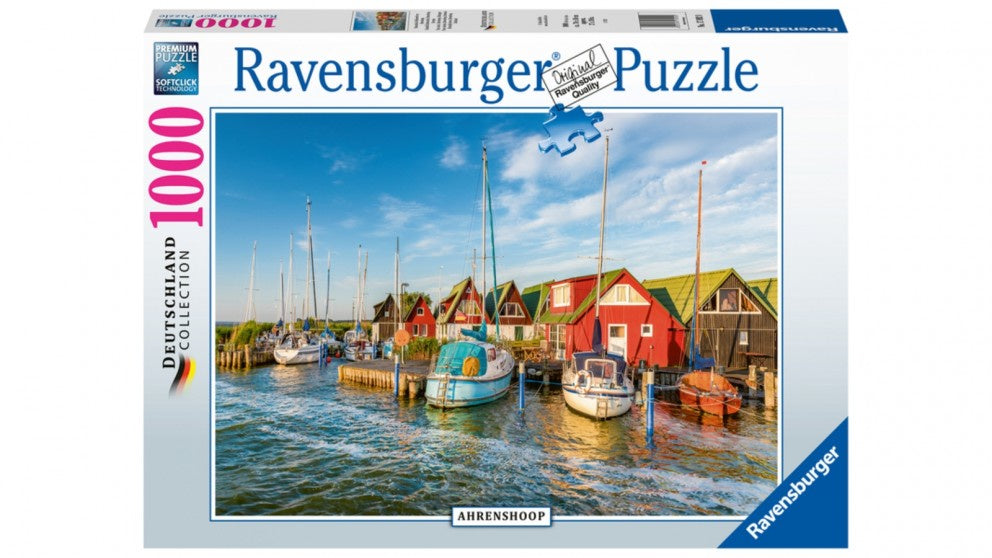 Ravensburger - Colourful Harbourside Germany 1000 Piece Jigsaw