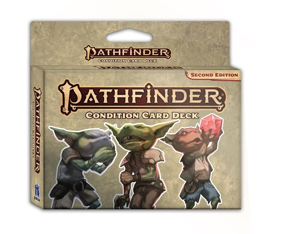 Pathfinder Second Edition Condition Card Deck