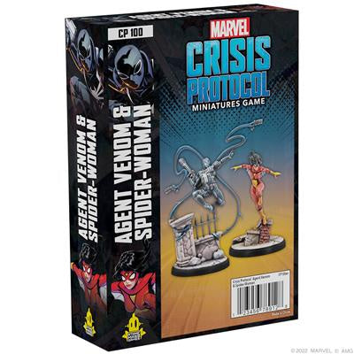 Marvel Crisis Protocol Miniatures Game Agent Venom &amp; Spider-Woman