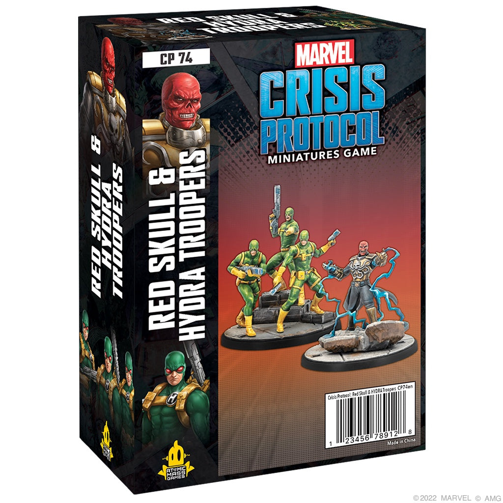 Marvel Crisis Protocol Miniatures Red Skull &amp; Hydra Troopers