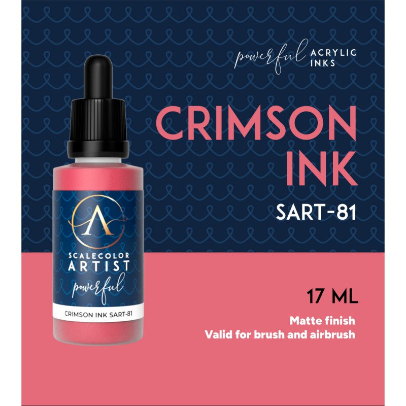 Scale 75 Scalecolor Artist Crimson Ink 20ml (Preorder)