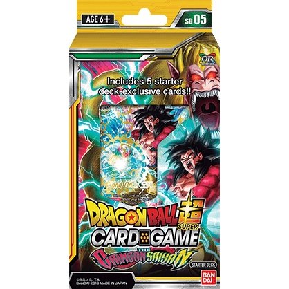Dragon Ball Super Card Game Crimson Saiyan Starter Deck [DBS-SD05]