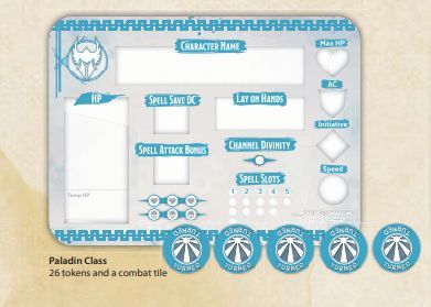 Dungeons &amp; Dragons Paladin Class Token Set