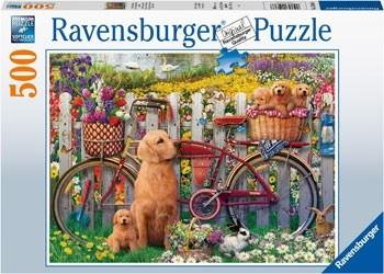 Ravensburger Cute Dogs in the Garden - 500 Piece Jigsaw - Good Games