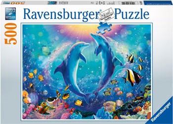 Ravensburger Dancing Dolphins - 500 Piece Jigsaw