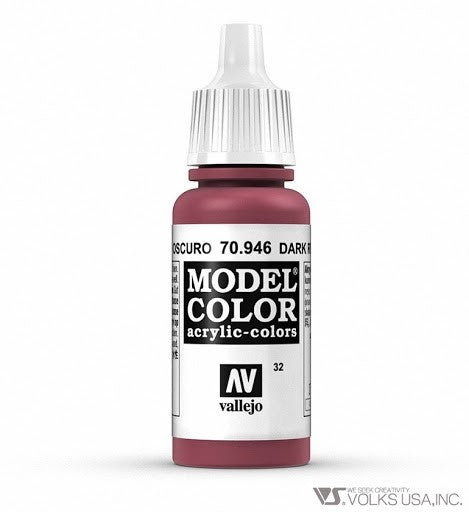 Vallejo Model Colour - Dark Red 17ml Acrylic Paint (AV70946)