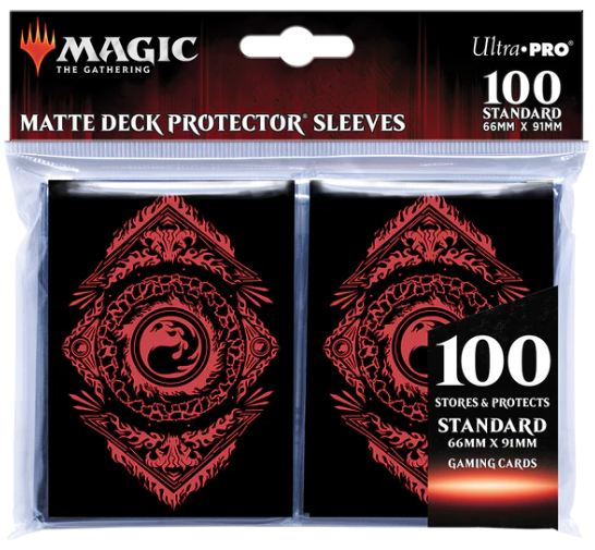 100 Ultimate Guard Katana Sleeves Standard Card Deck Protectors 66mm x 91mm