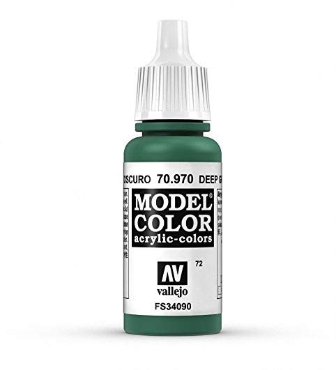 Vallejo Model Colour - Deep Green 17ml Acrylic Paint (AV70970)