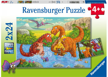 Ravensburger Dinosaurs at Play - 2x24 Piece Jigsaw