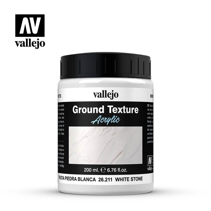 Vallejo Diorama Effects - White Stone Paste 200ml (AV26211)