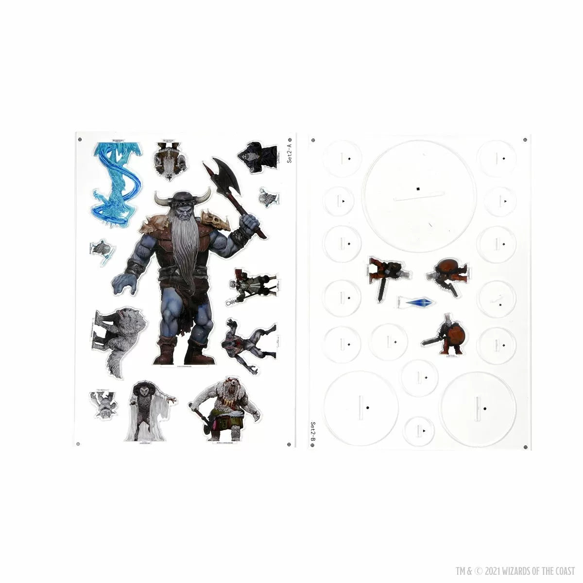 Dungeons &amp; Dragons Idols of the Realms Miniatures Icewind Dale Rime of the Frostmaiden-2D Frost Giant