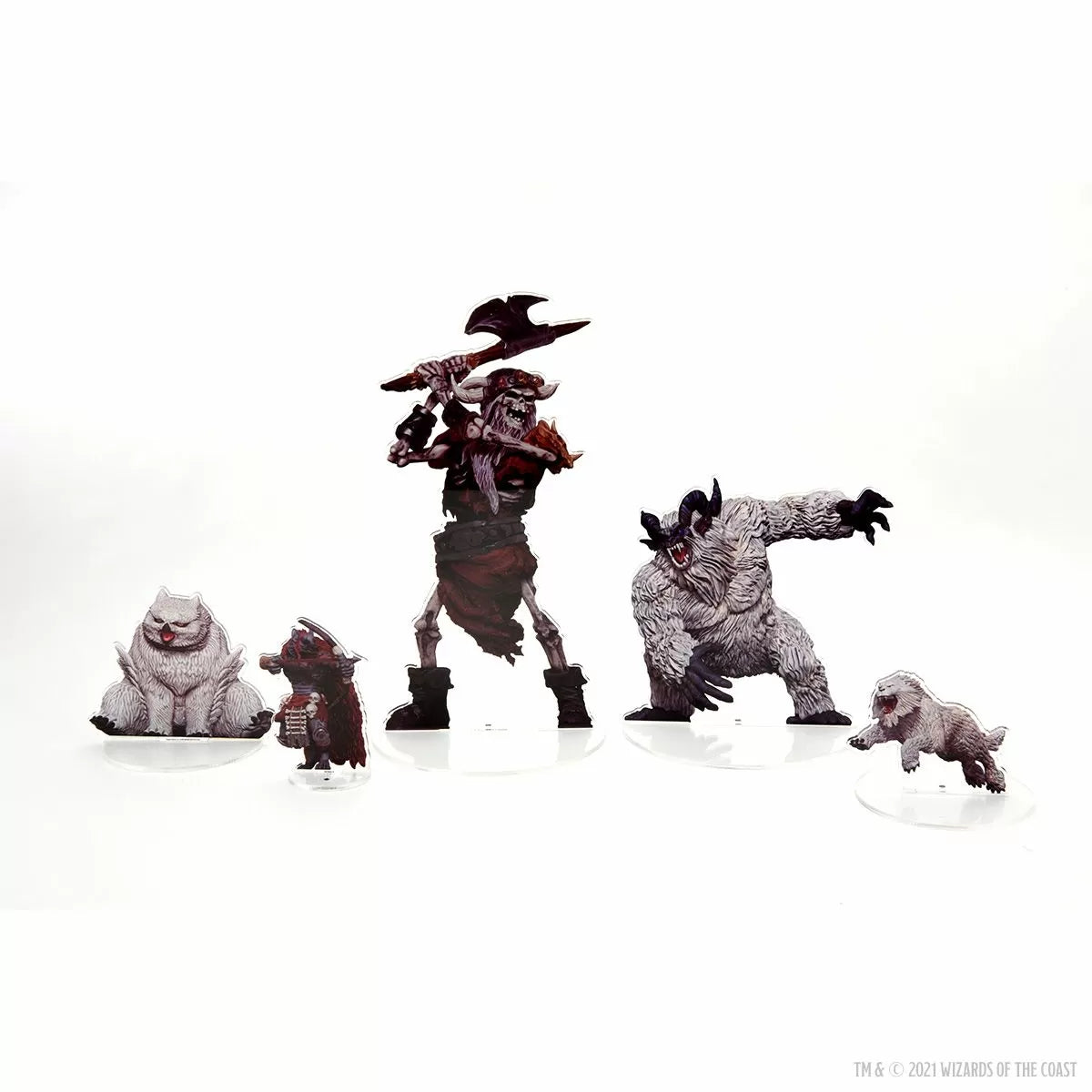 Dungeons &amp; Dragons Idols of the Realms Miniatures Icewind Dale Rime of the Frostmaiden-2D Frost Giant Skeleton