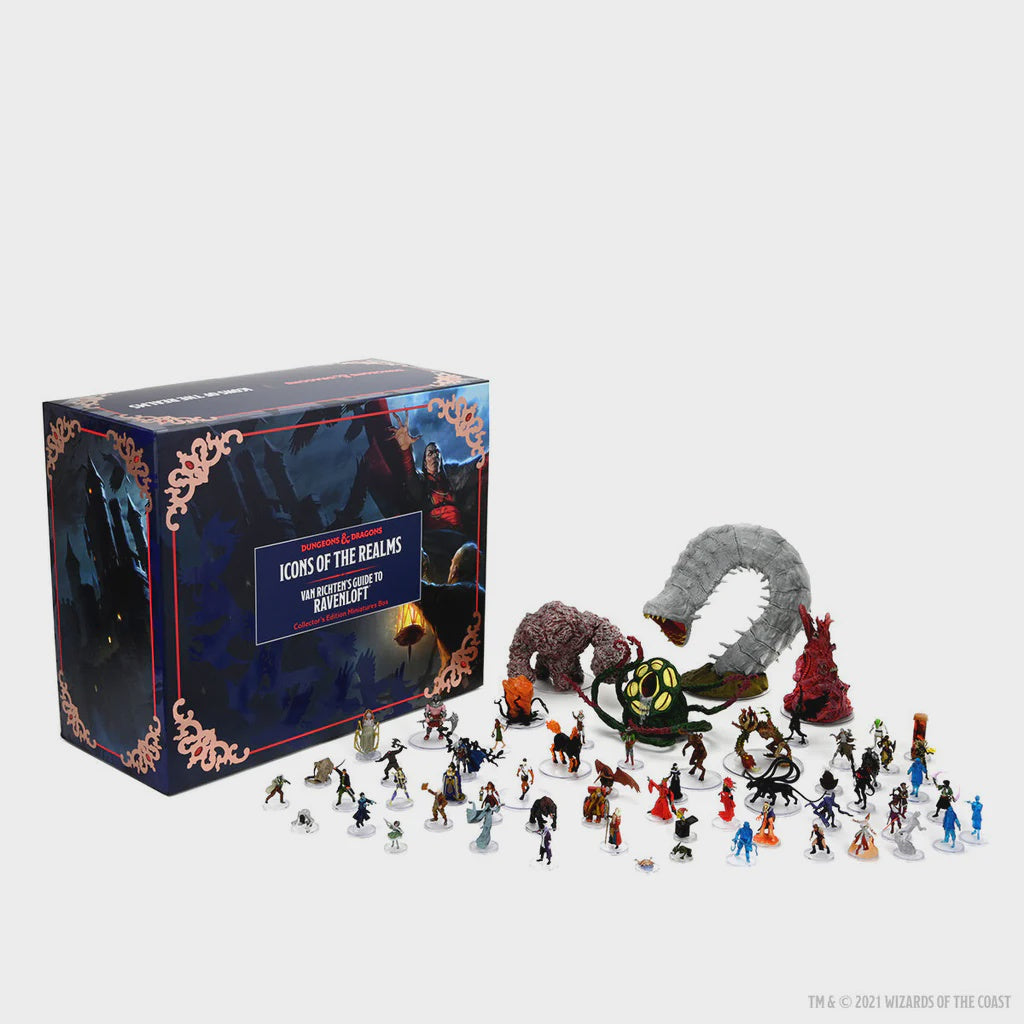 Dungeons &amp; Dragons Icons of the Realms Miniatures Van Richtens Guide To Ravenloft Collectors Edition Box