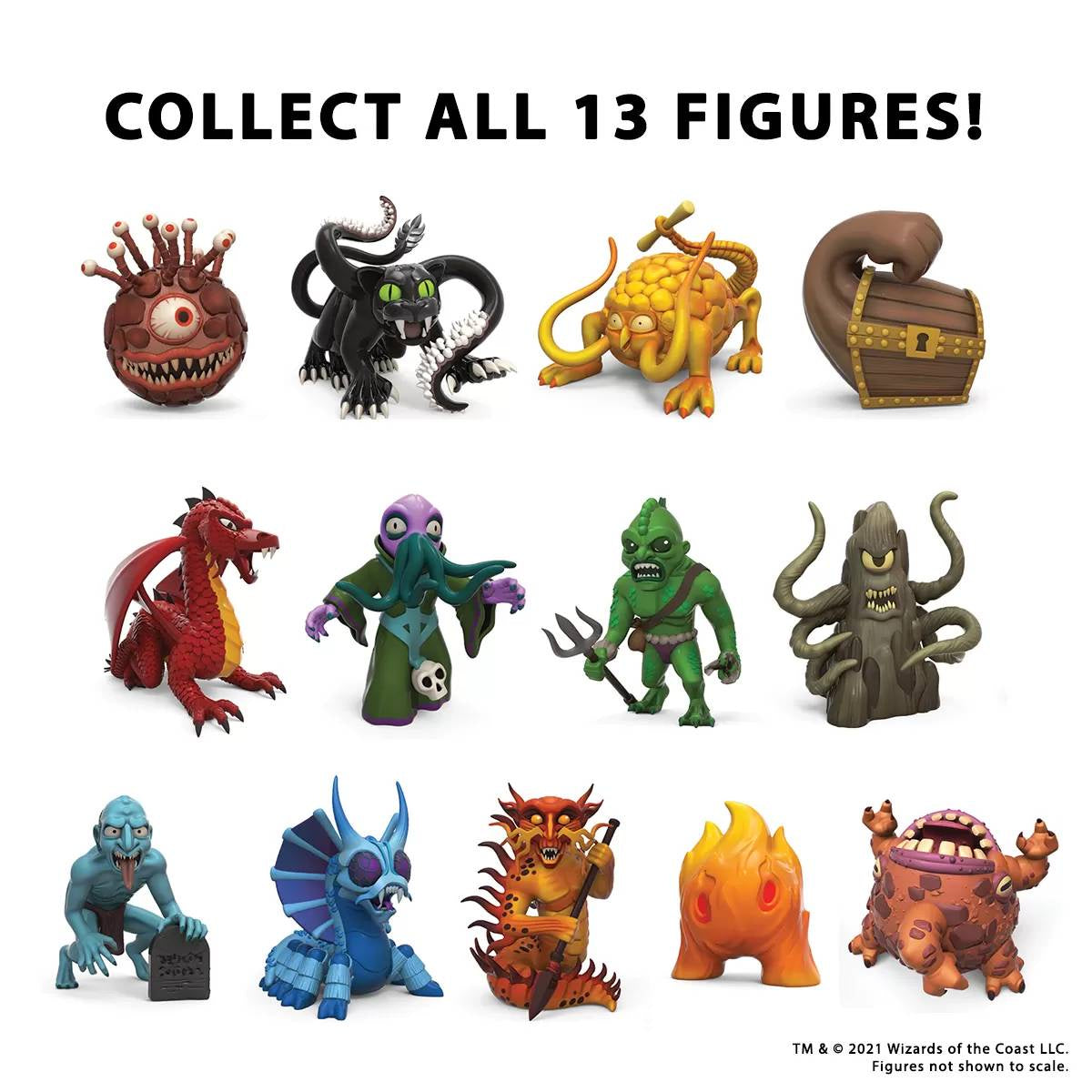 Dungeons &amp; Dragons 3 Vinyl Mini Monster by Kidrobot Series 1