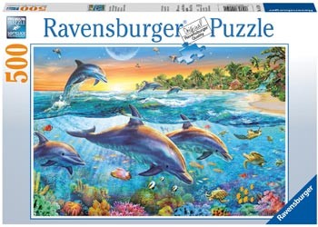 Ravensburger Dolphin Cove - 500 Piece Jigsaw