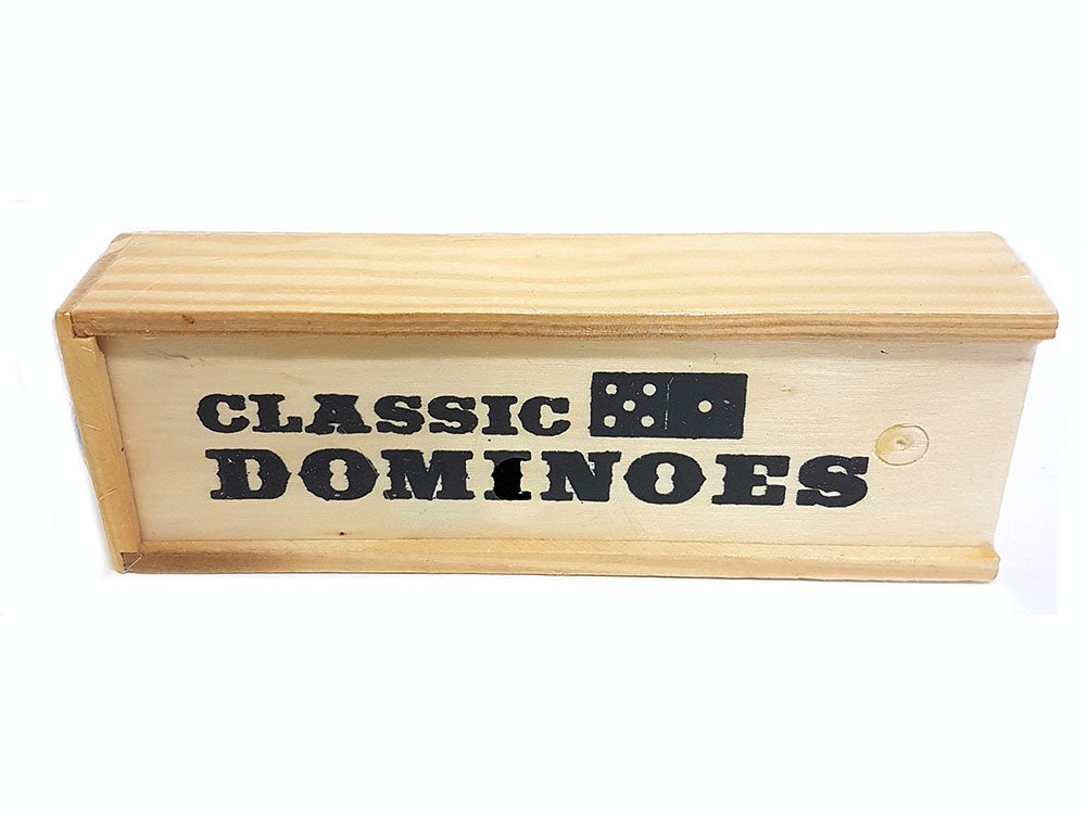 Dominoes D6 Wooden In Box