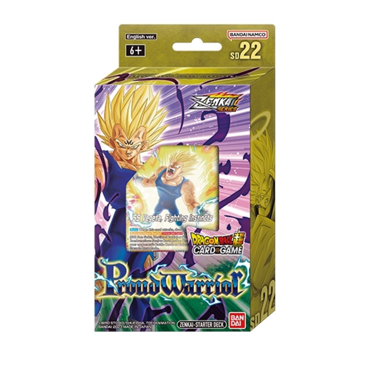 Dragon Ball Super Card Game Zenkai Series Starter Deck 22 (SD22) - Proud Warrior